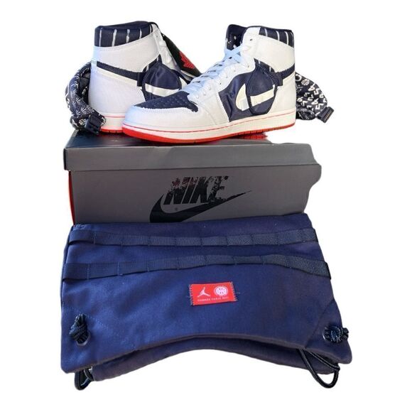 NIB Air Jordan 1 Retro High Utility “Quai 54” Sneaker - Picture 1 of 5